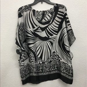 Black & White Blouse